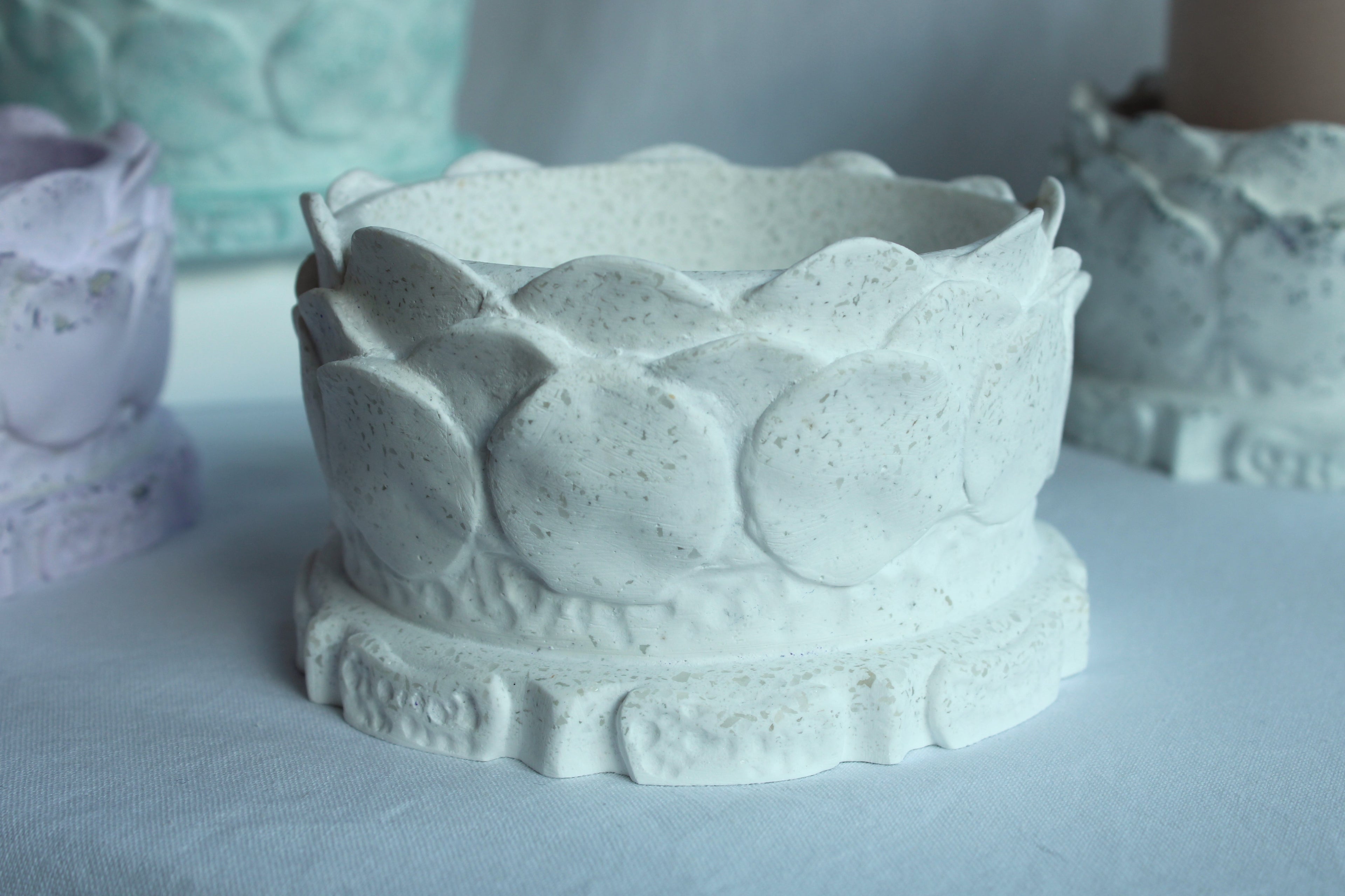 Resincrete Pillar Candle Holder