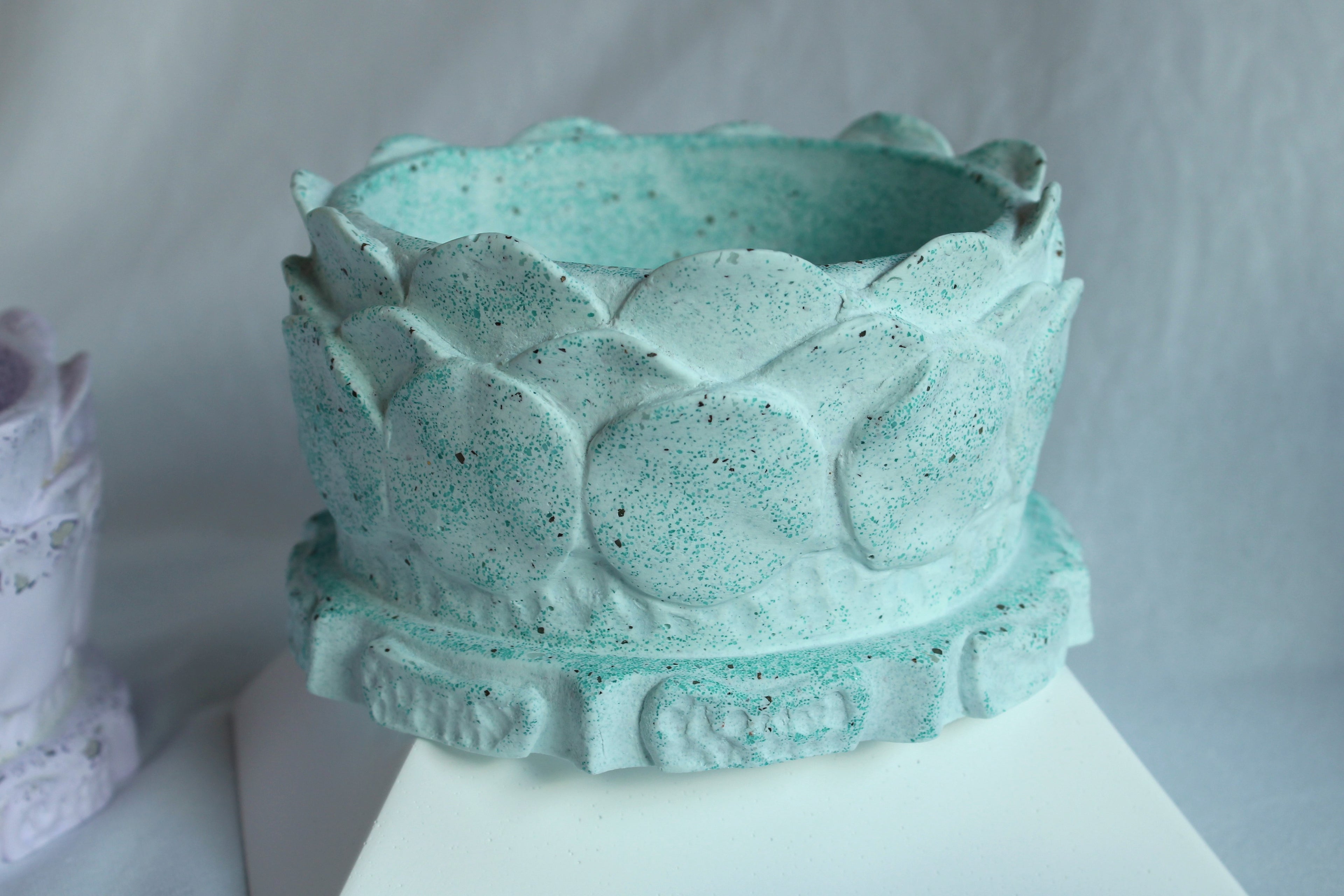 Resincrete Pillar Candle Holder