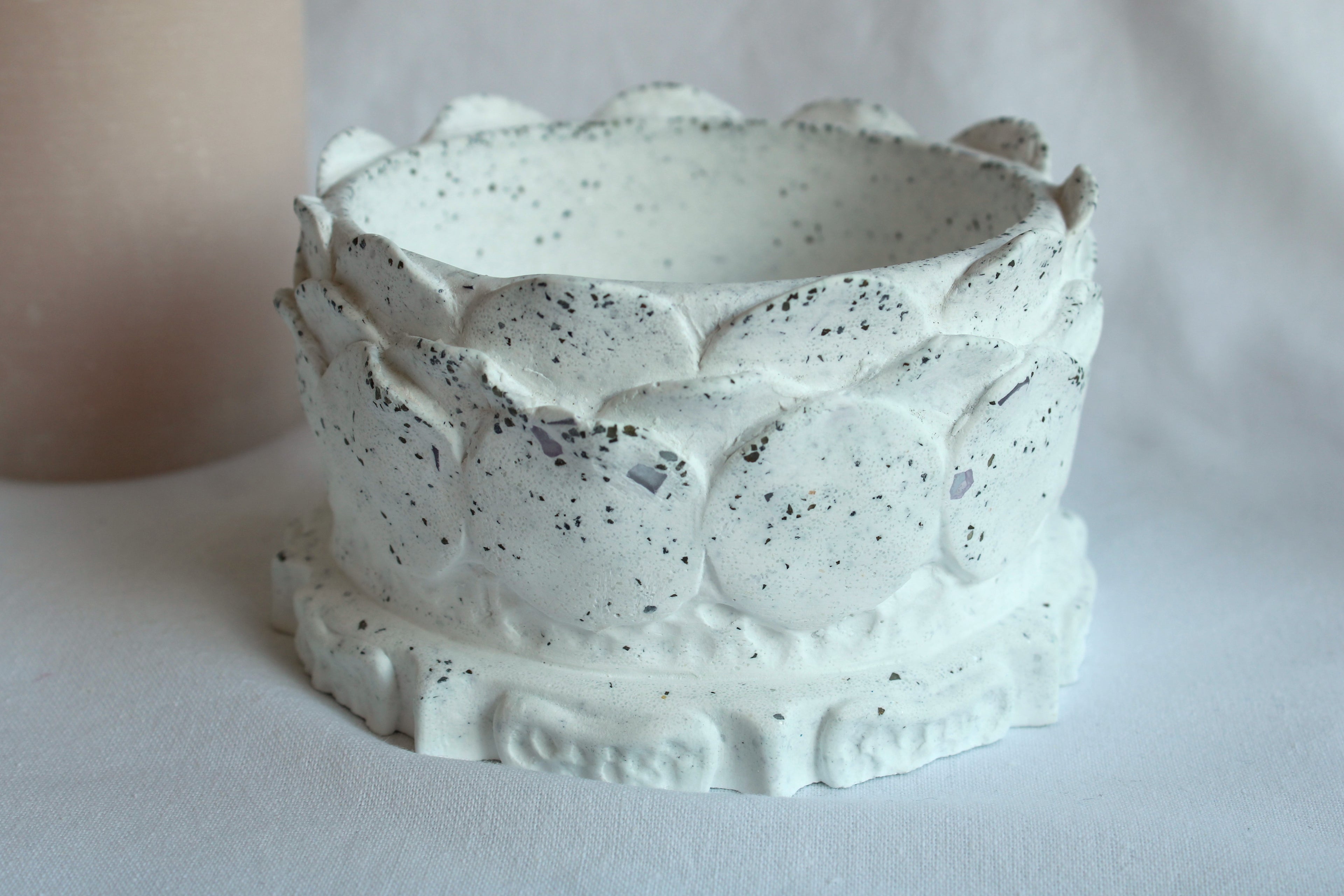 Resincrete Pillar Candle Holder